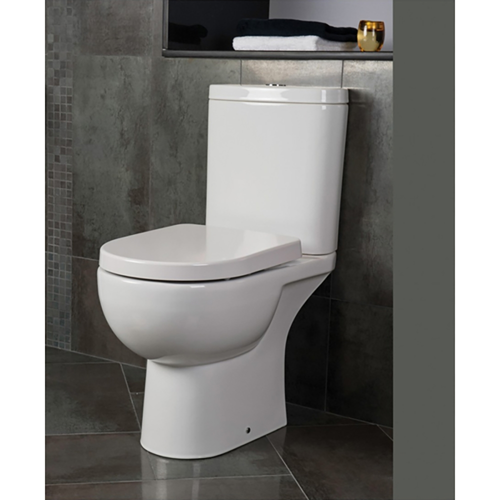 a Toilet with water-saving dual flush